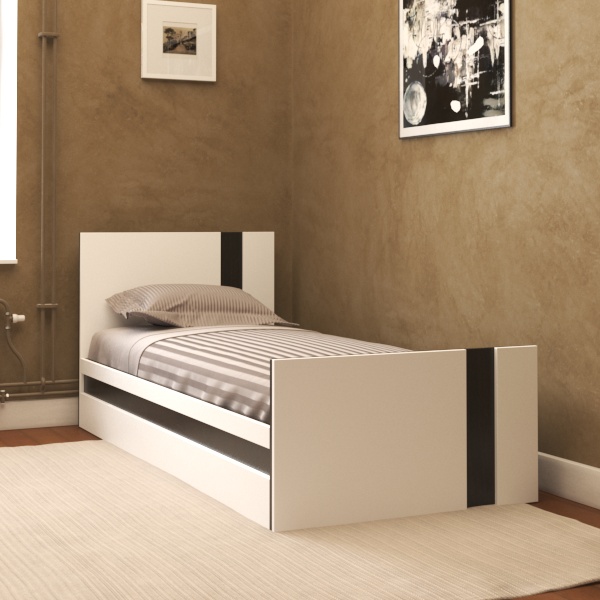 تخت خواب یکنفره  مدل FH318 سایز 200x90 سانتی متر