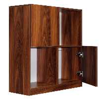 کتابخانه مدل قفسه  ای دربدار IKE327 | choobsub