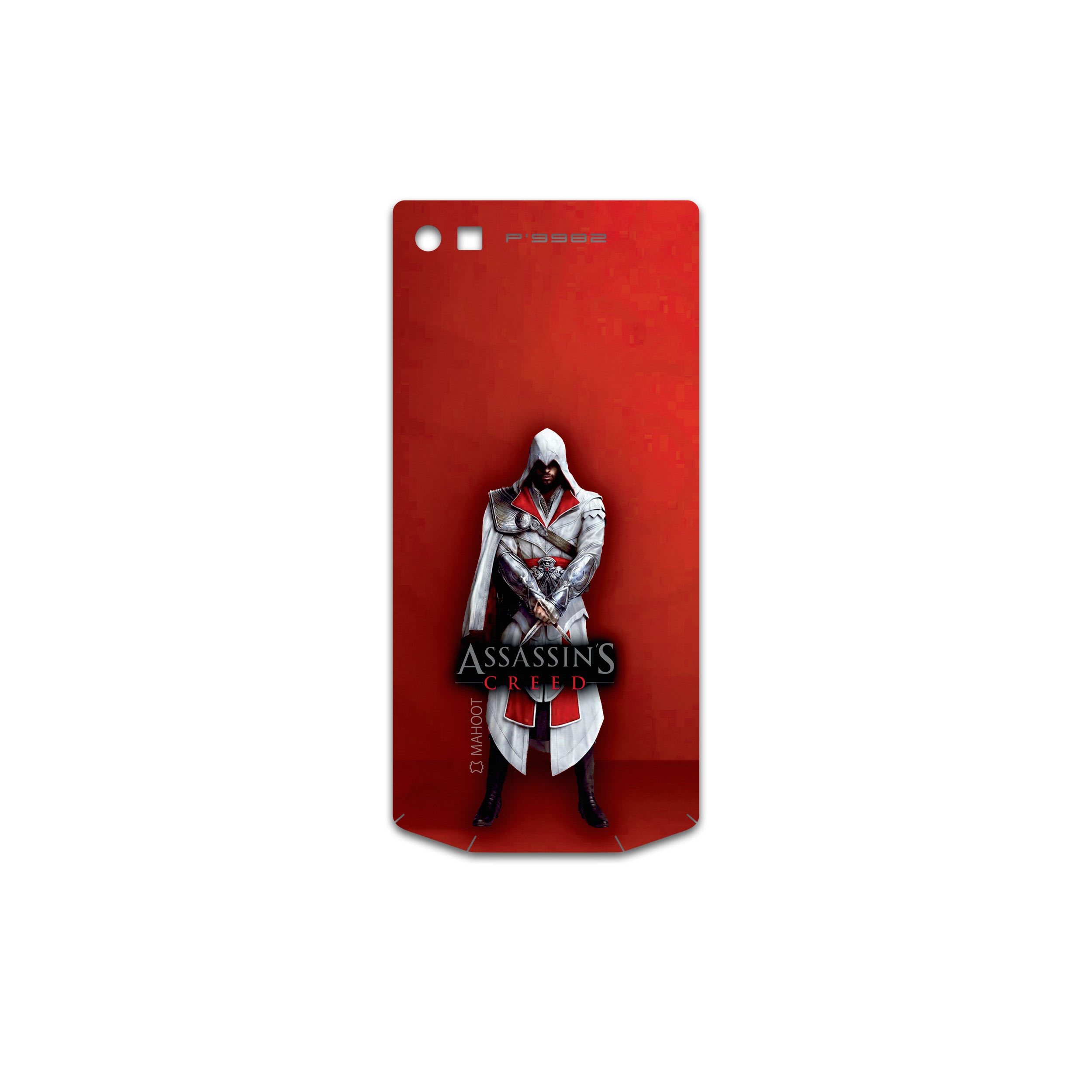 برچسب پوششی ماهوت مدل Assassins-Creed-Game مناسب برای گوشی موبایل بلک بری Porsche Design P9982