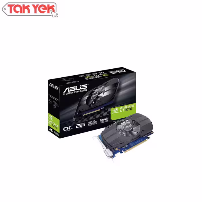 کارت گرافيک ایسوس ASUS GT 1030 O2G PH D5