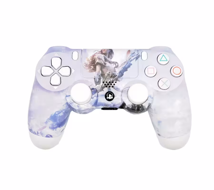 دسته بی سیم PS4 DualShock 4 High Copy طرح horizon zero dawn