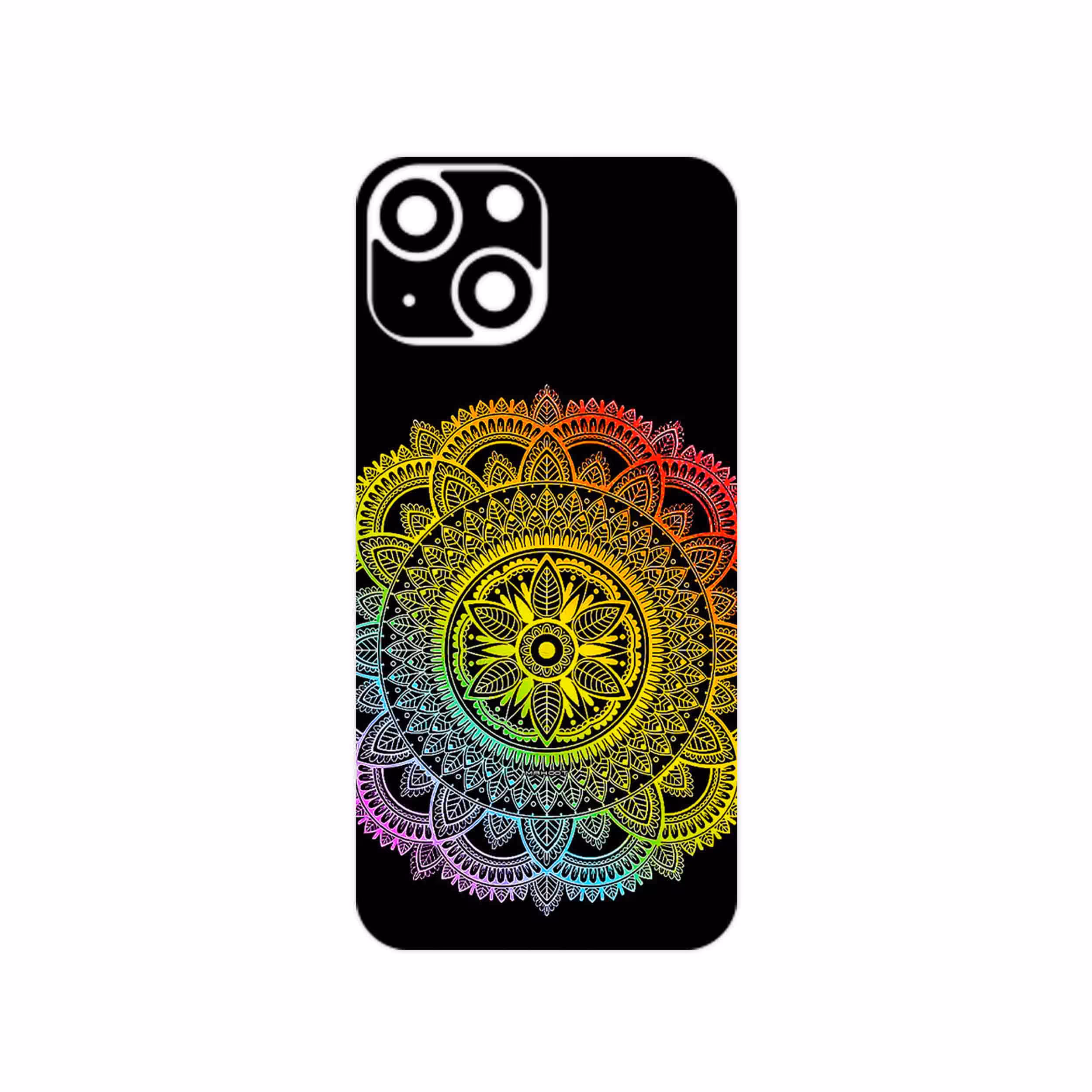 برچسب پوششی ماهوت مدل Mandala Design 4 مناسب برای گوشی موبایل اپل iPhone 13 Mini