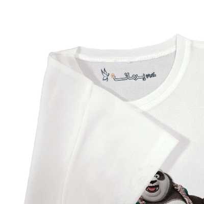 تی شرت بچگانه پرمانه طرح پاندای کونگ فو کار کد pmt.4560