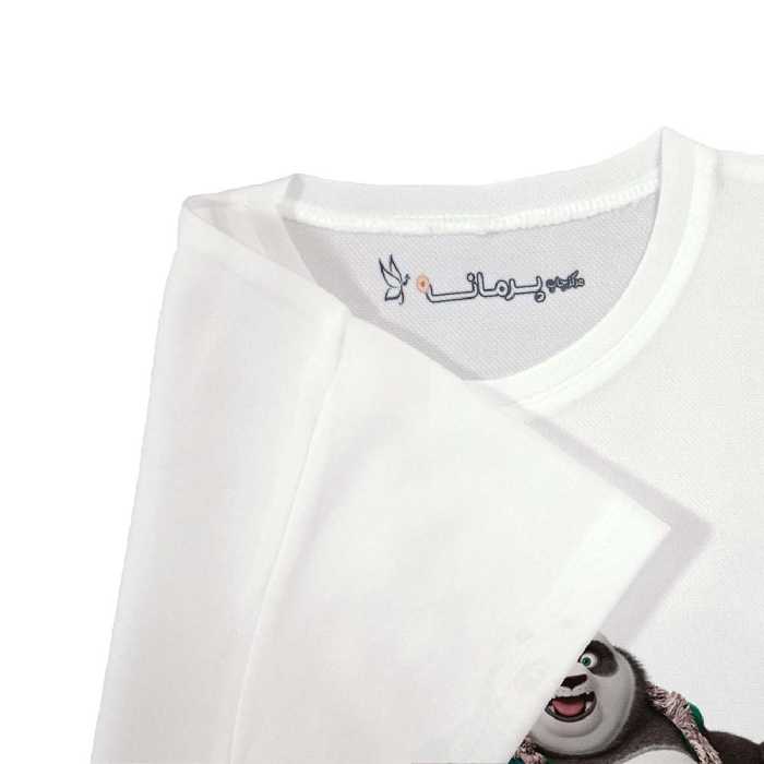 تی شرت بچگانه پرمانه طرح پاندای کونگ فو کار کد pmt.4560