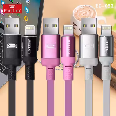 کابل تبدیل USB به USB-C ارلدام مدل EC-053C طول 1 متر