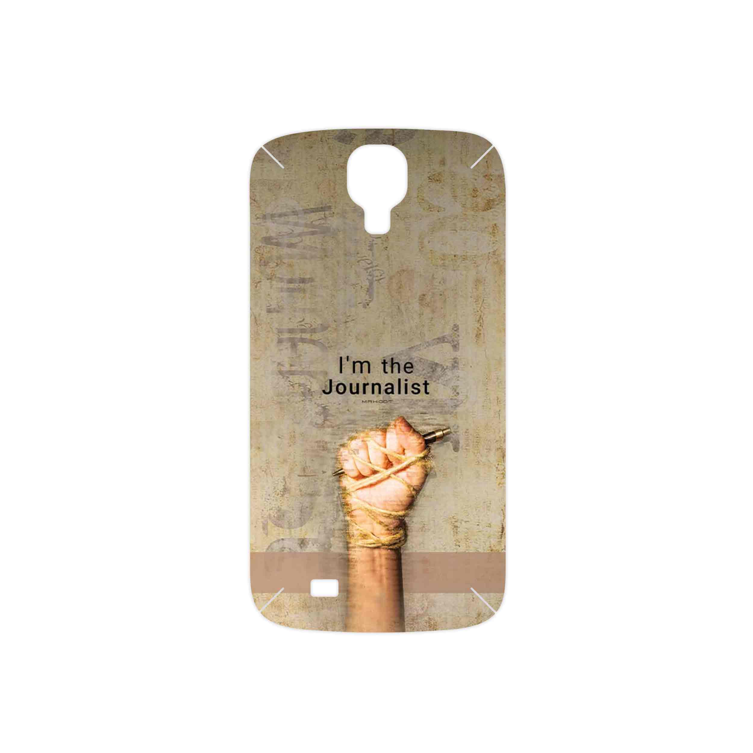 برچسب پوششی ماهوت مدل Journalist مناسب برای گوشی موبایل سامسونگ Galaxy S4