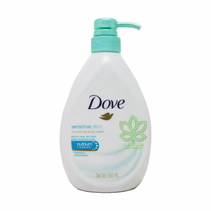 شامپو بدن داو مغذی پوست حساس 550 میل - dove