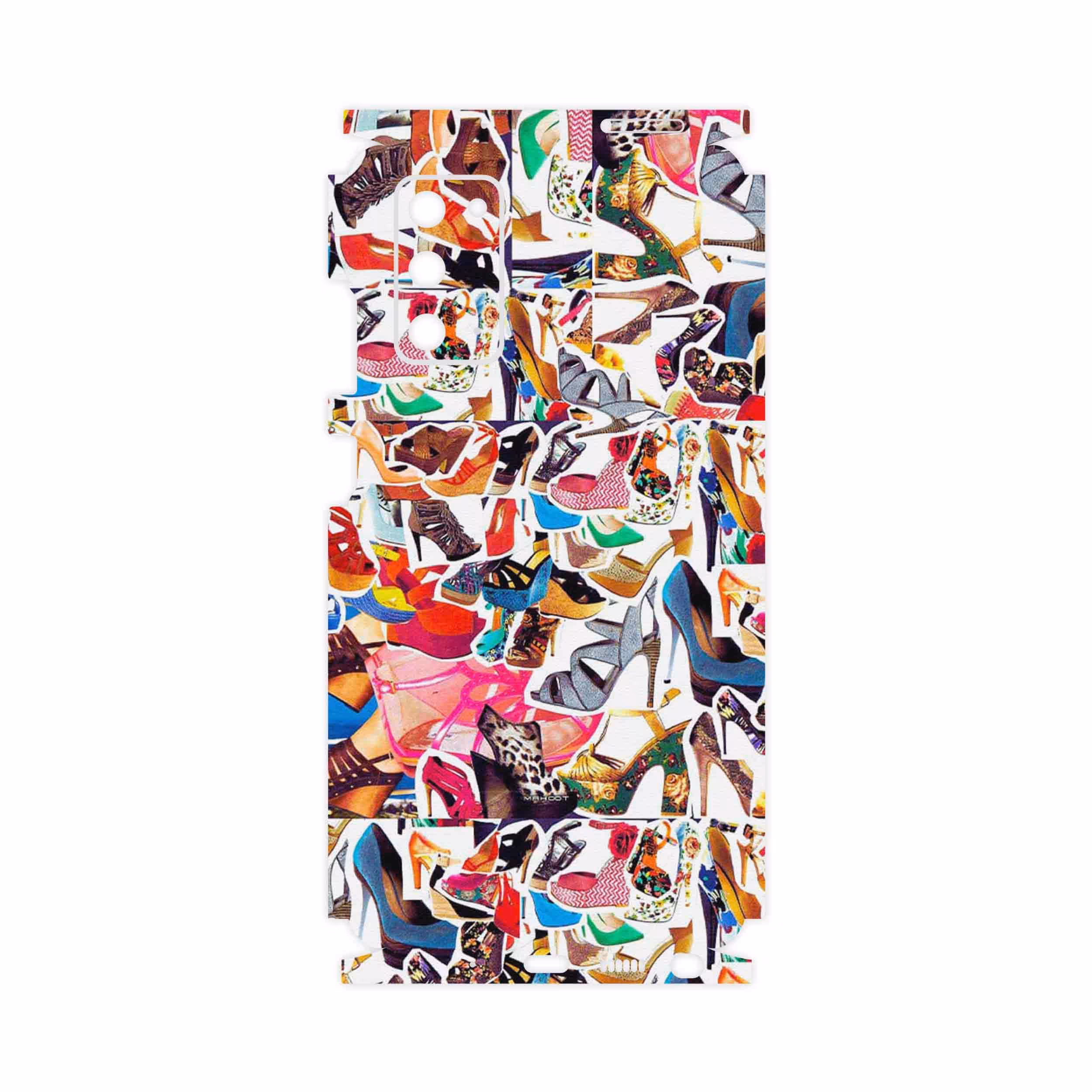 برچسب پوششی ماهوت مدل Collage of High heel Shoes-FullSkin مناسب برای گوشی موبایل سامسونگ Galaxy Note 20