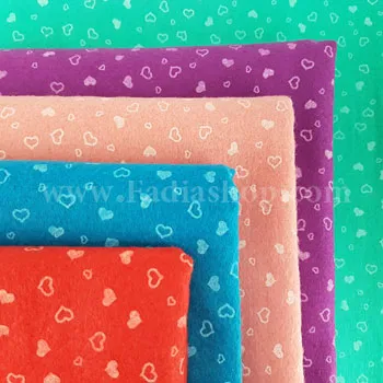 نمد عروسک سازی قلبی