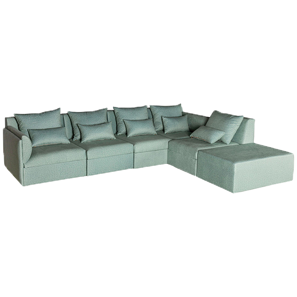 مبل 5 نفره مدل ال پازلی کد 208 