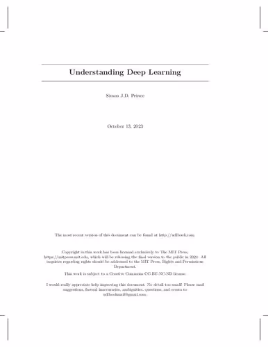 خرید و دانلود نسخه کامل کتاب Understanding Deep Learning