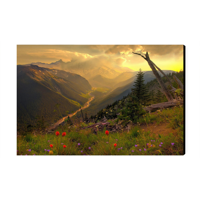 تابلو شاسی عرش مدل منظره طبیعت زیبا کد As2500 | دنیای قاب