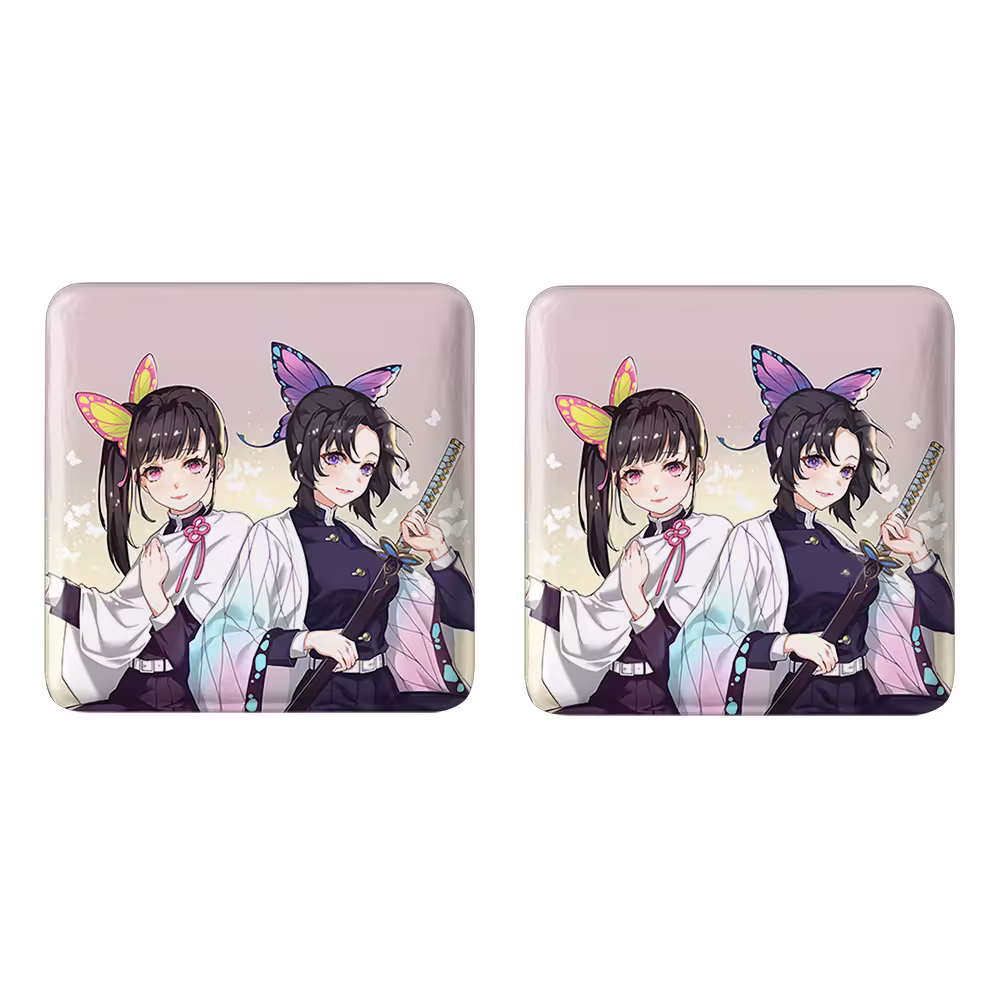 پیکسل خندالو مدل شینوبو و سویوری انیمه شیطان کش کد 11481 به همراه مگنت