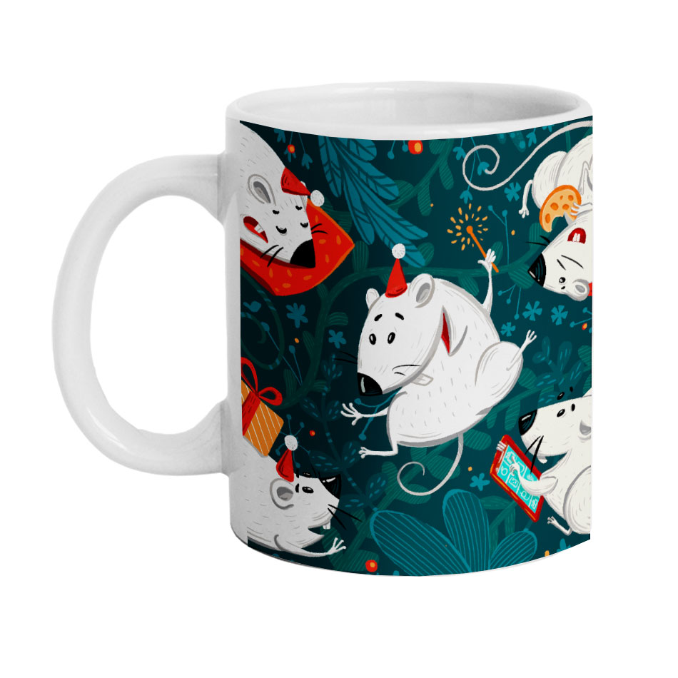 ماگ دارلی طرح کریسمس مدل MG1545