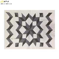 شال مبل بافت سوپر (تراکم بالا) طرح سه بعدی سایز 150×200 منگوله دار