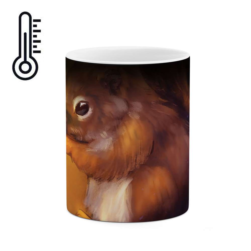 ماگ حرارتی طرح سنجاب مدل mgph02497