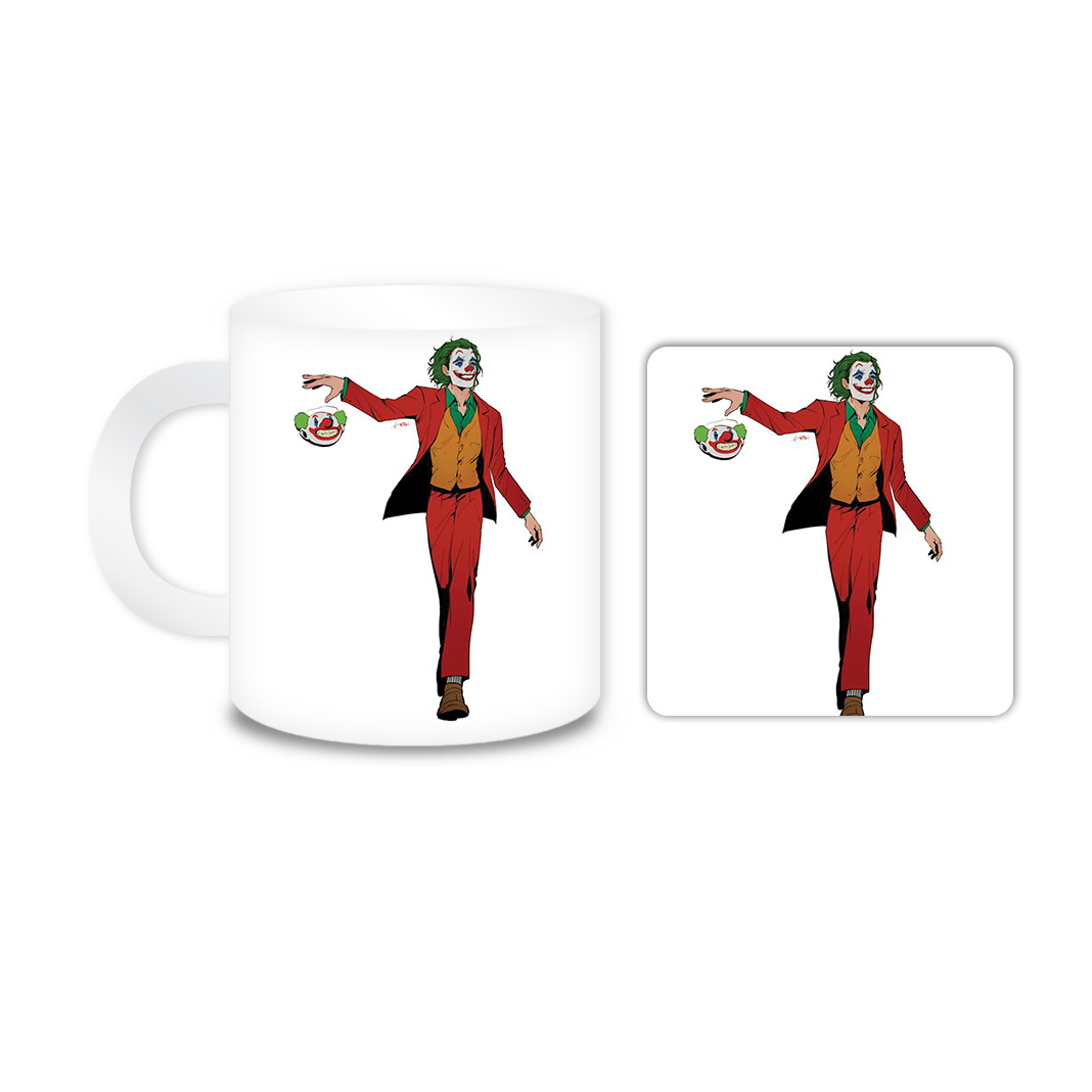 ماگ مدل جوکر کد 824 به همراه زیر لیوانی