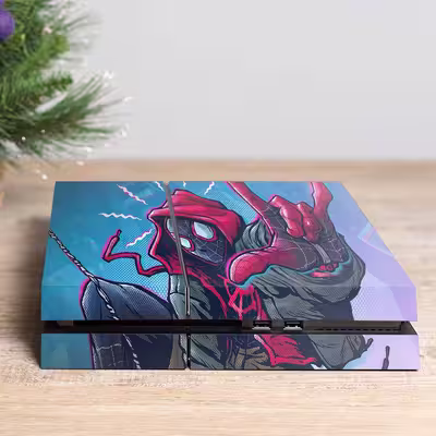 برچسب پلی استیشن ۴ مدل spider man miles کد PS-10111