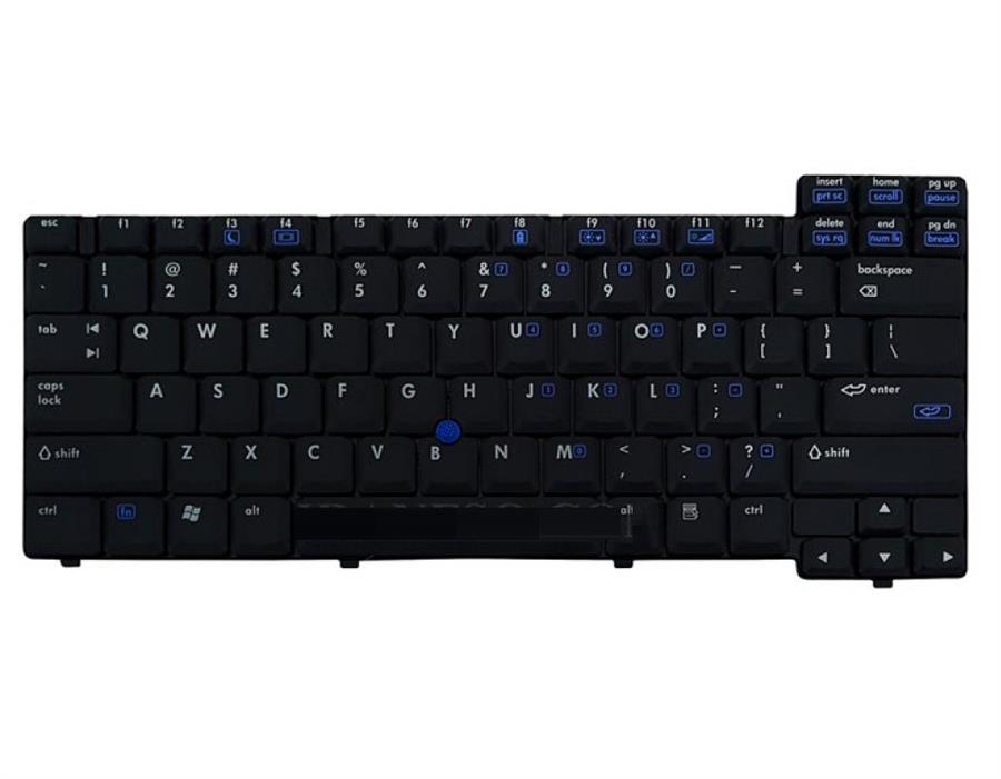 کیبورد لپ تاپ اچ پی Compaq NX7400-NX7300-NC620 مشکی با ماوس