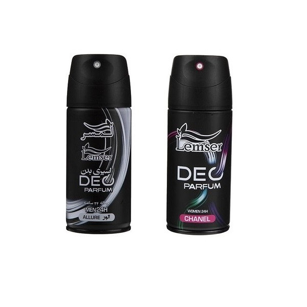 اسپری لمسر مدل Allure Chanel حجم 150 میلی لیتر مجموعه دو عددی | چاوه