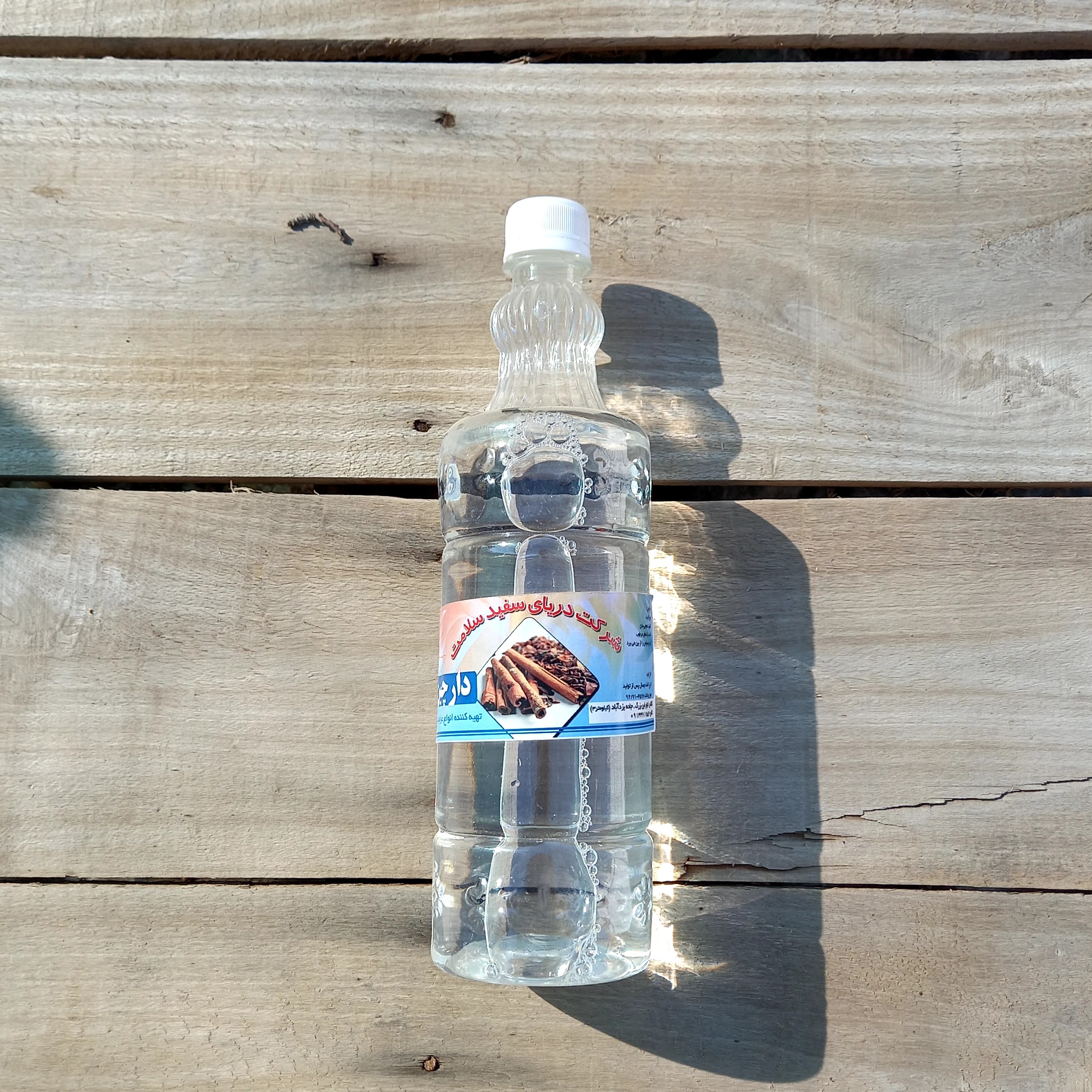 عرق دارچین شیشه 1 لیتری 