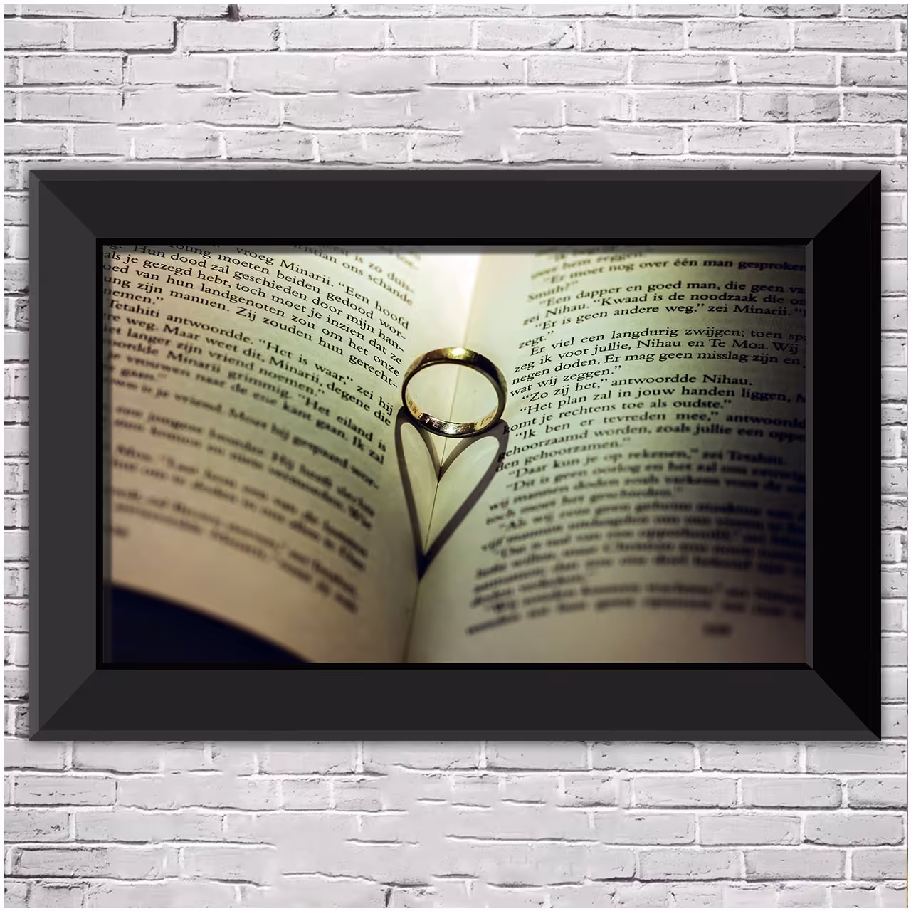 تابلو شاسی چوبی دکوگراف مدل Love کد 314 سایز 60x40 سانتی متر
