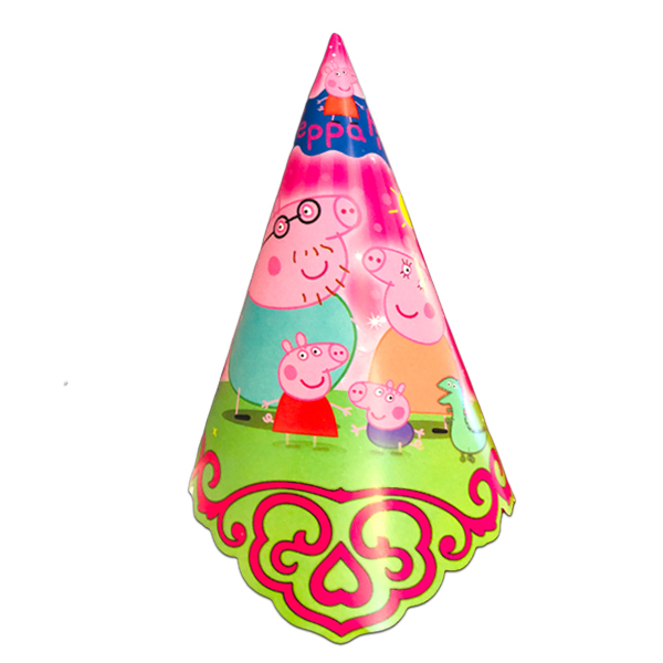 کلاه تولد مسترتم طرح پپا پیک بسته 10 عددی