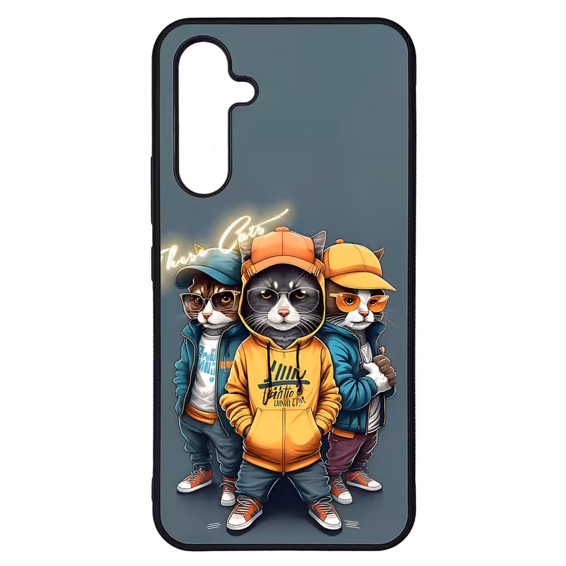 کاور طرح گربه کد G-228 مناسب برای گوشی موبایل سامسونگ Galaxy A54 / A54 5G | دیجی قاب دونی