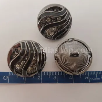 دکمه نگین دار درشت مدل 14