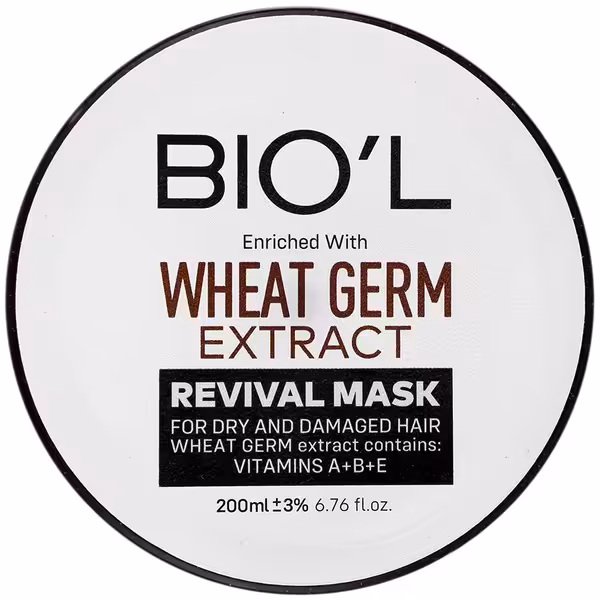بیول ماسک مو خشک و آسیب دیده با آبکشی حاوی جوانه گندم 200 میل