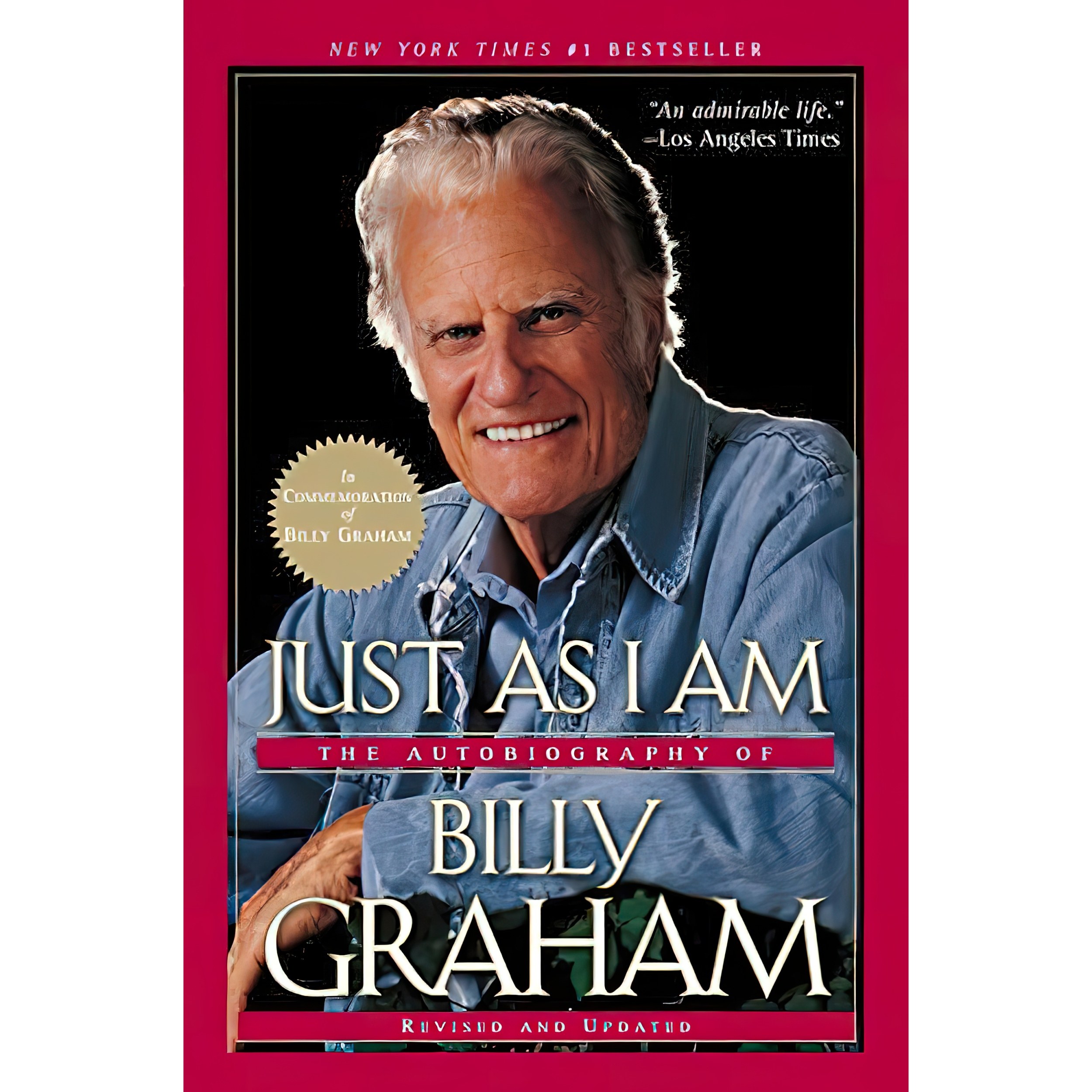 کتاب زبان اصلی Just as I Am اثر Cliff Barrows and Billy Graham