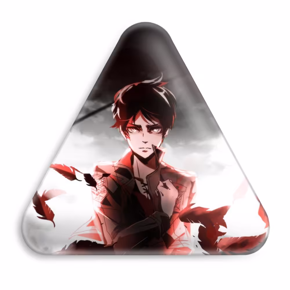 پیکسل خندالو طرح ارن یگر انیمه اتک آن تایتان مدل مثلثی کد 10972