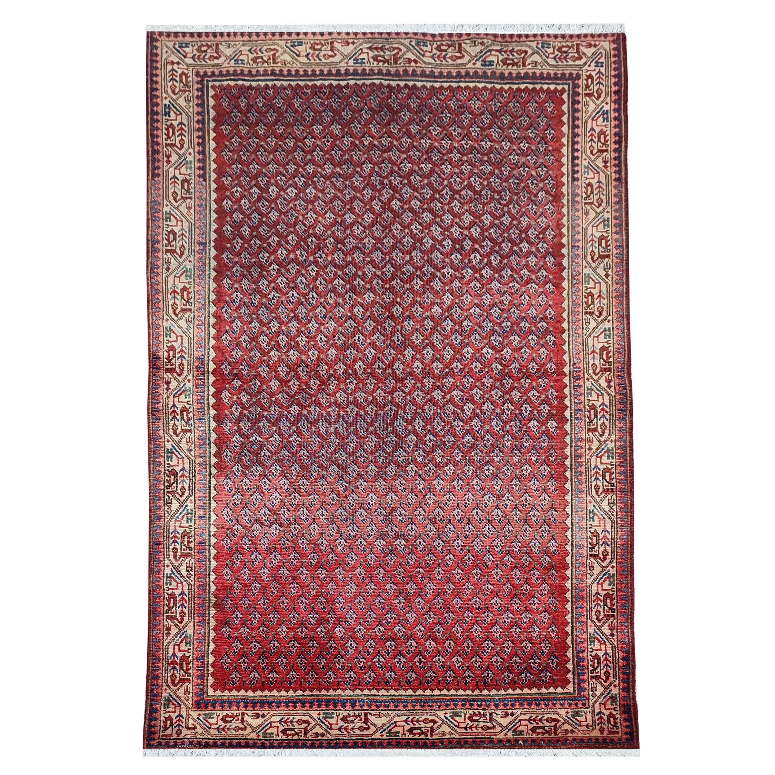 فرش قدیمی دستبافت سه متری مدل MG174