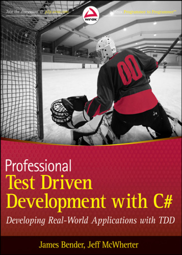 خرید و دانلود نسخه کامل کتاب Professional Test Driven Development with C#: Developing Real World Applications with TDD