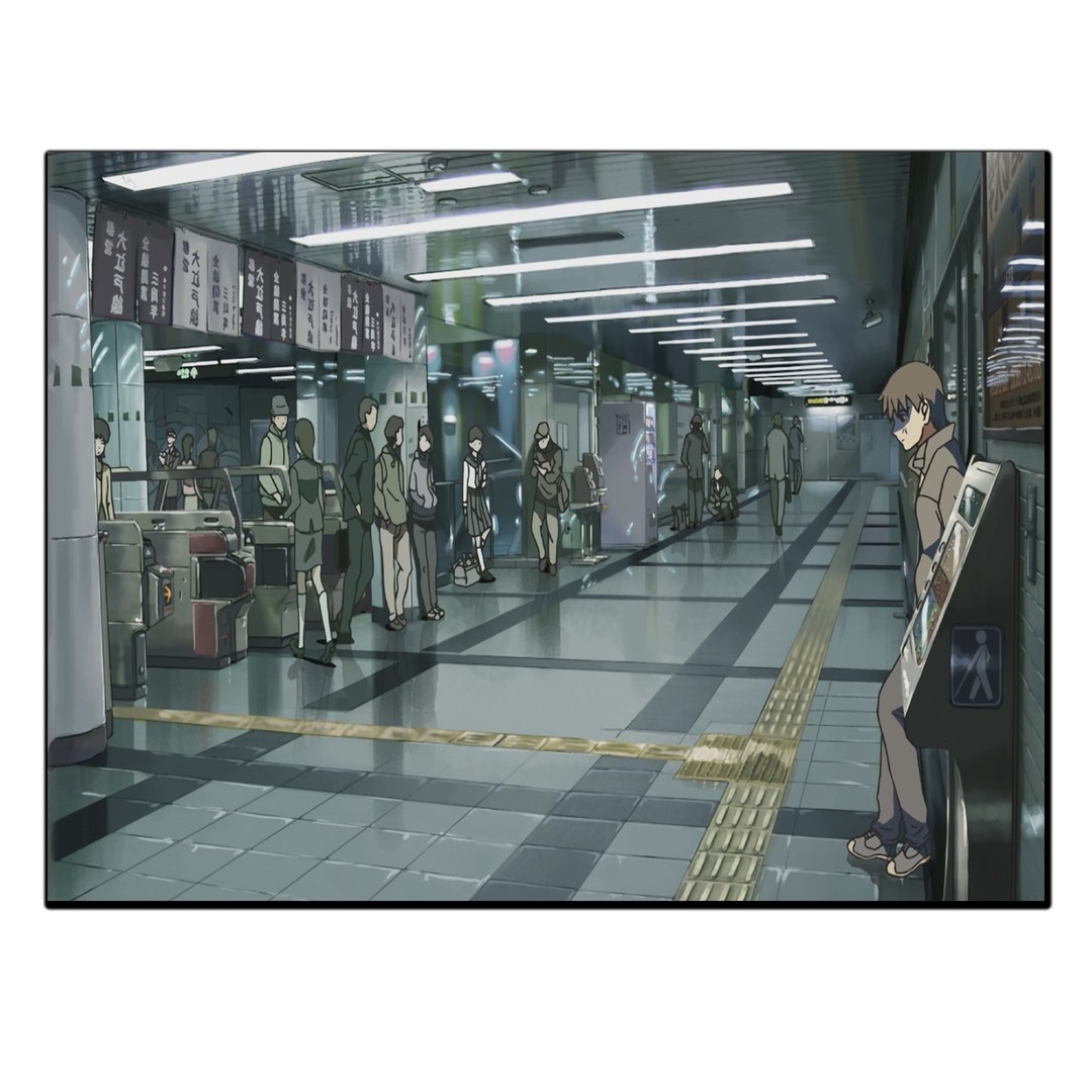 تابلو شاسی بکلیت طرح انیمه 5 سانتی متر مدل SH-S6097