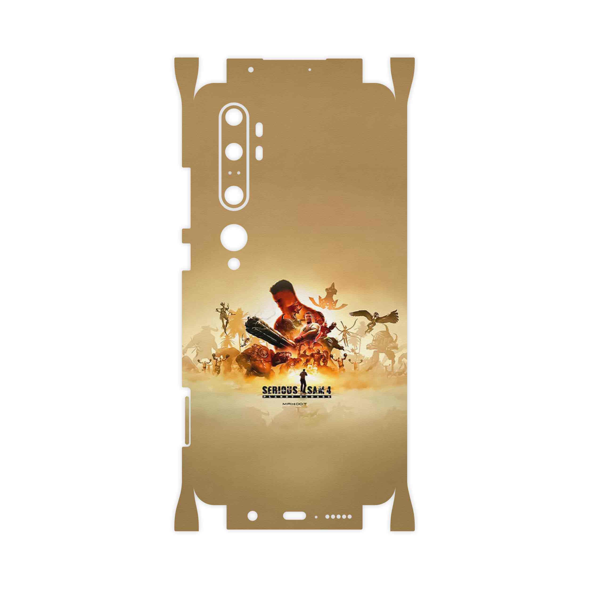برچسب پوششی ماهوت مدل Serious Sam Game Series-FullSkin مناسب برای گوشی موبایل شیائومی Mi Note 10 Pro