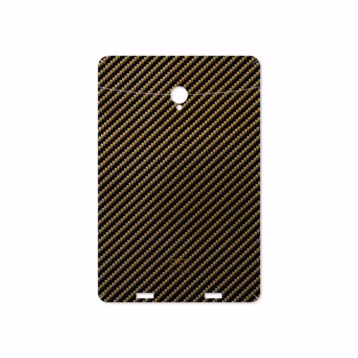 برچسب پوششی ماهوت مدل Glossy-Brown-Fiber مناسب برای تبلت وریکو Unipad