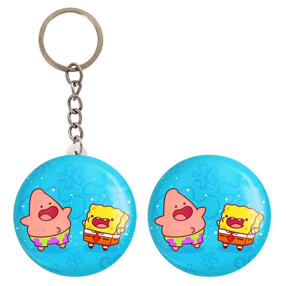 پیکسل خندالو مدل باب اسفنجی و پاتریک کد 4742 به همراه جاکلیدی