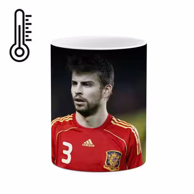 ماگ حرارتی طرح فوتبالیست Gerard pique مدل mgph12231