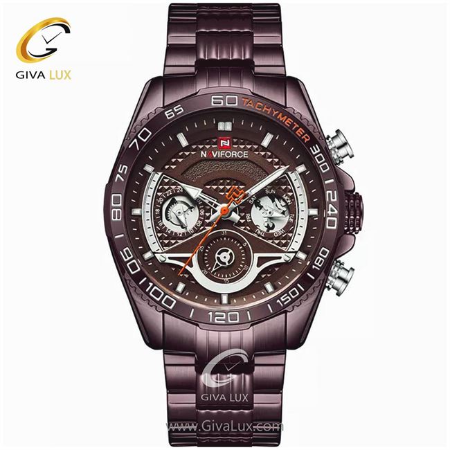 ساعت مچی مردانه سه موتوره فول تایم نوی فورس مدل NF9185