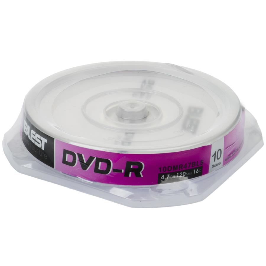 دی وی دی خام بلست مدل DVD-R بسته 10 عددی
