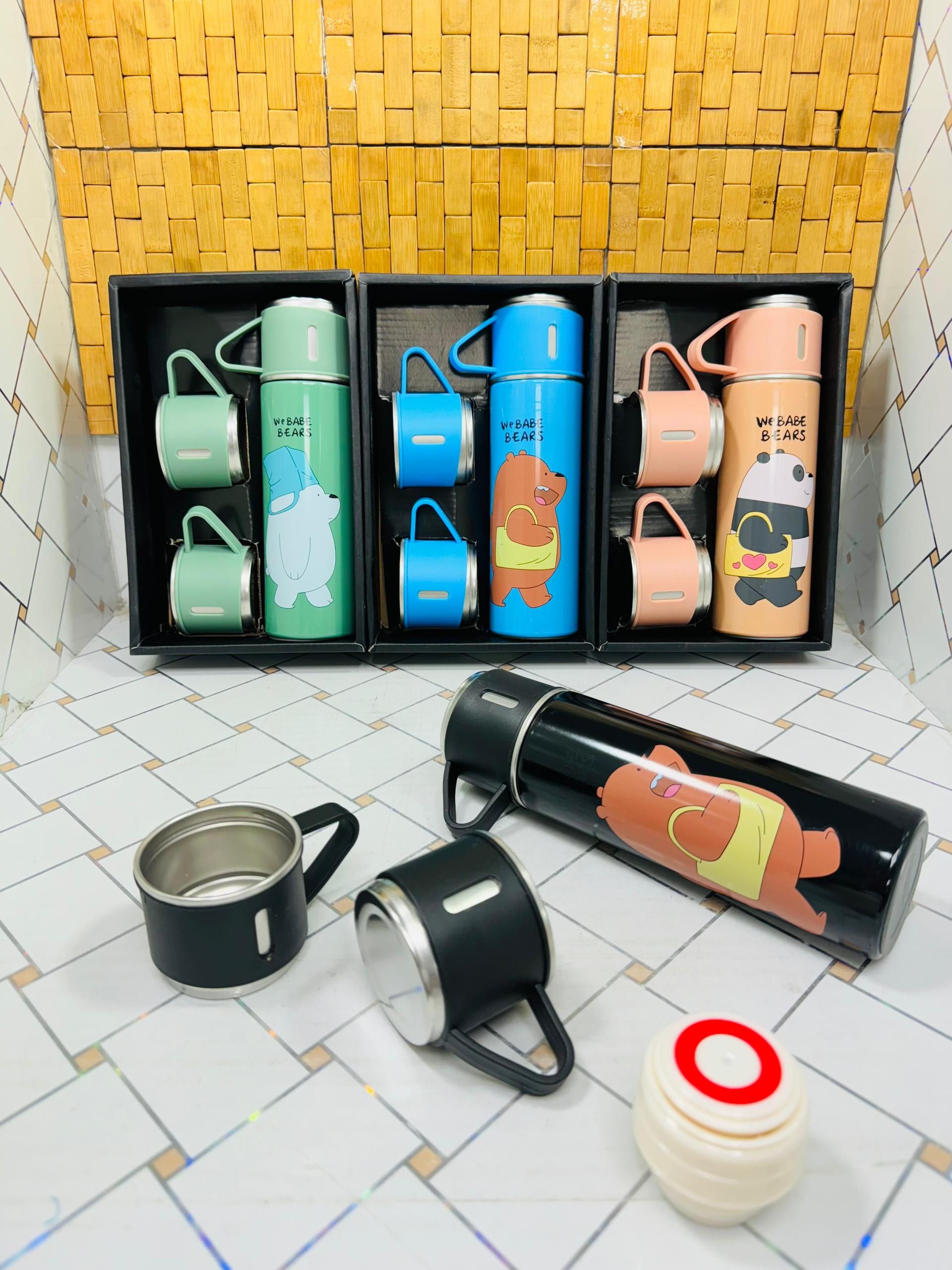 فلاسک سه کاپ عروسکی 500 میل