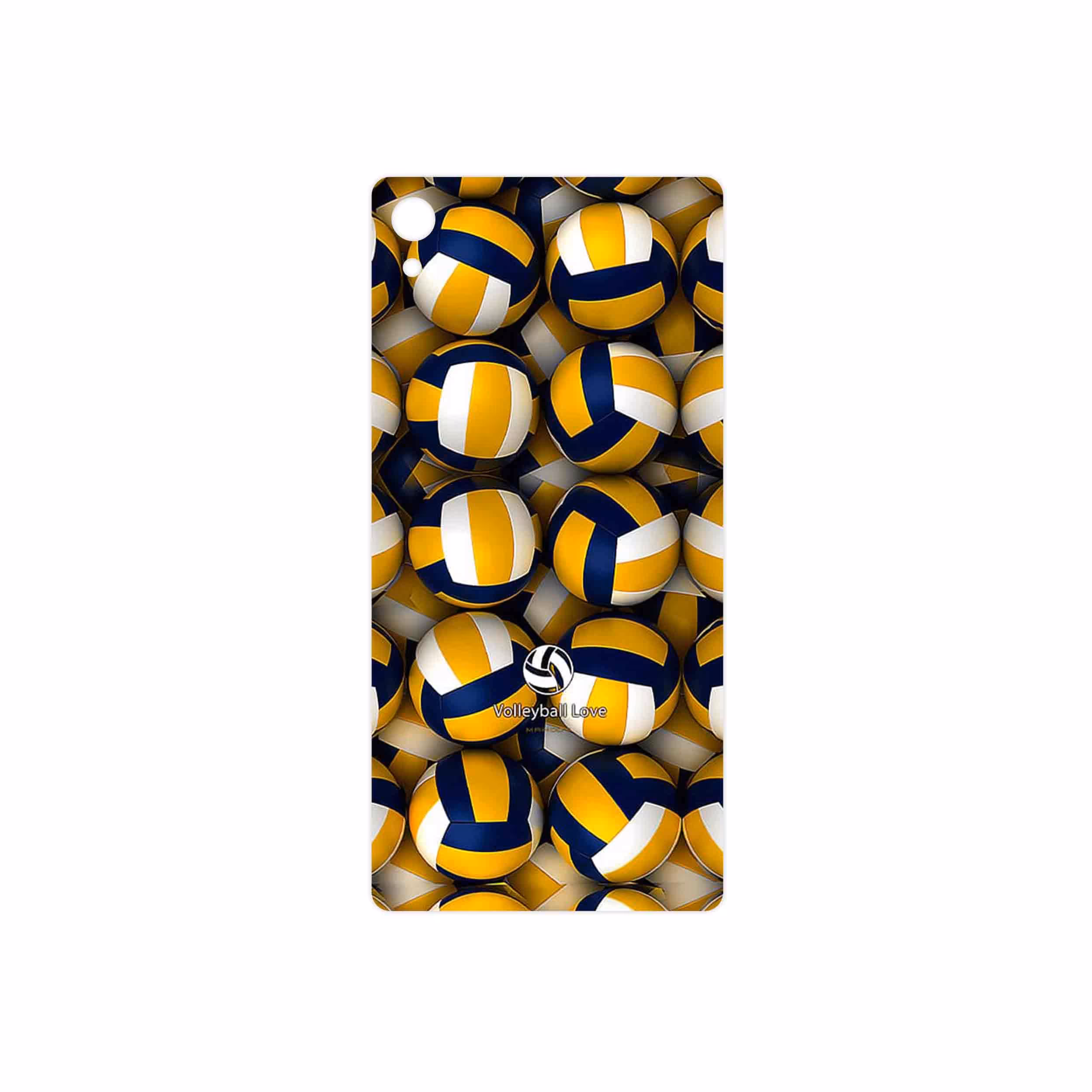 برچسب پوششی ماهوت مدل Volleyball مناسب برای گوشی موبایل سونی Xperia Z3 Plus