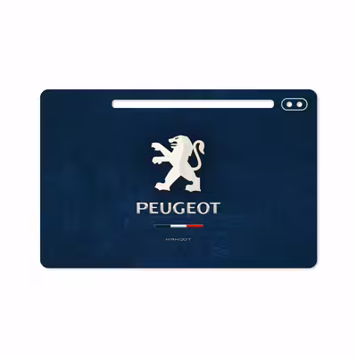 برچسب پوششی ماهوت مدل Peugeot-Logo مناسب برای تبلت سامسونگ Galaxy Tab S6 2019 SM-T860