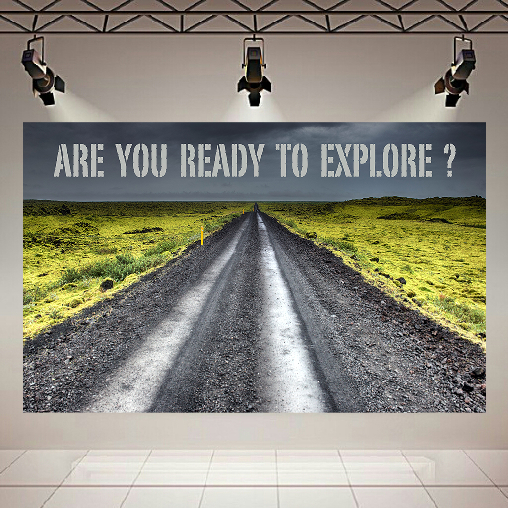 تابلو شاسی طرح انگیزشی Explore مدل طبیعت کد AR618