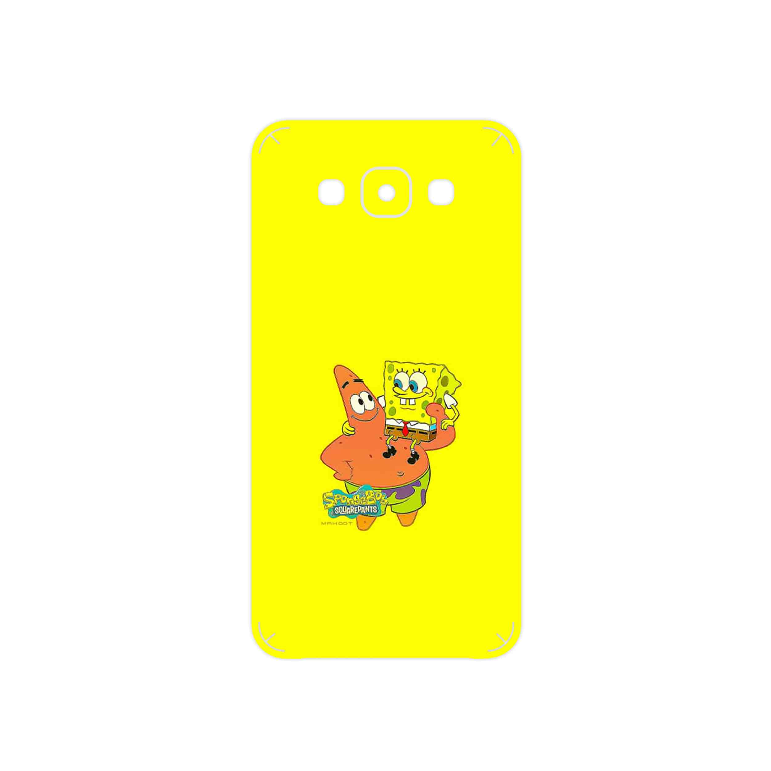 برچسب پوششی ماهوت مدل SpongeBob SquarePants مناسب برای گوشی موبایل سامسونگ Galaxy E7