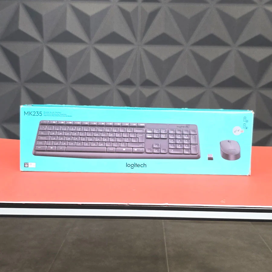 کیبورد و ماوس بی سیم لاجیتک MK235 (جعبه باز)