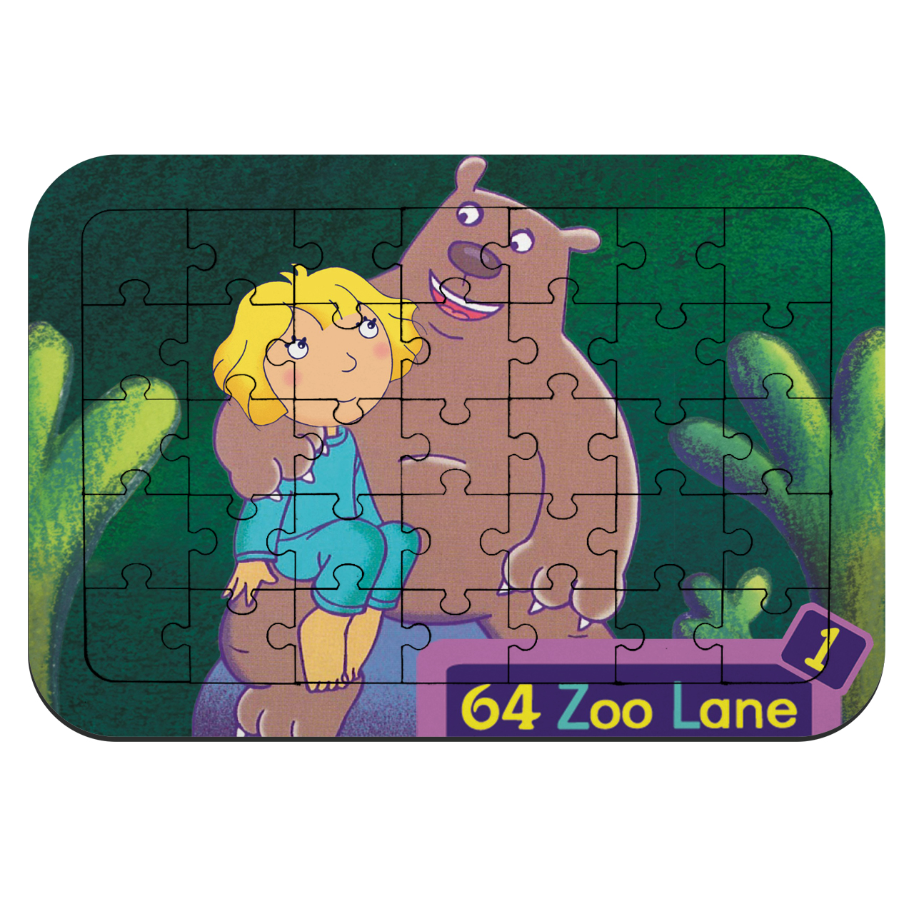  پازل 35 تکه طرح باغ وحش خیابان 64 مدل NI1005