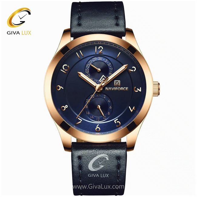 ساعت مچی مردانه سه موتوره نیوی فورس مدل NF3004M