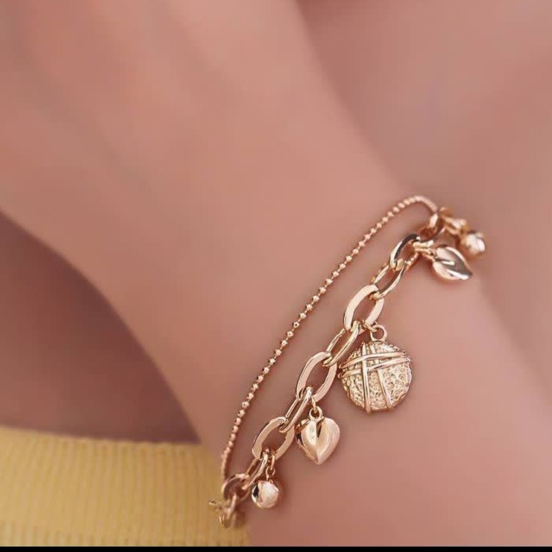 دستبند کد11824برند ژوپینگ  xuping.نگین اتمی.آبکاری طلا.رنگ ثابت.ضدحساسیت6